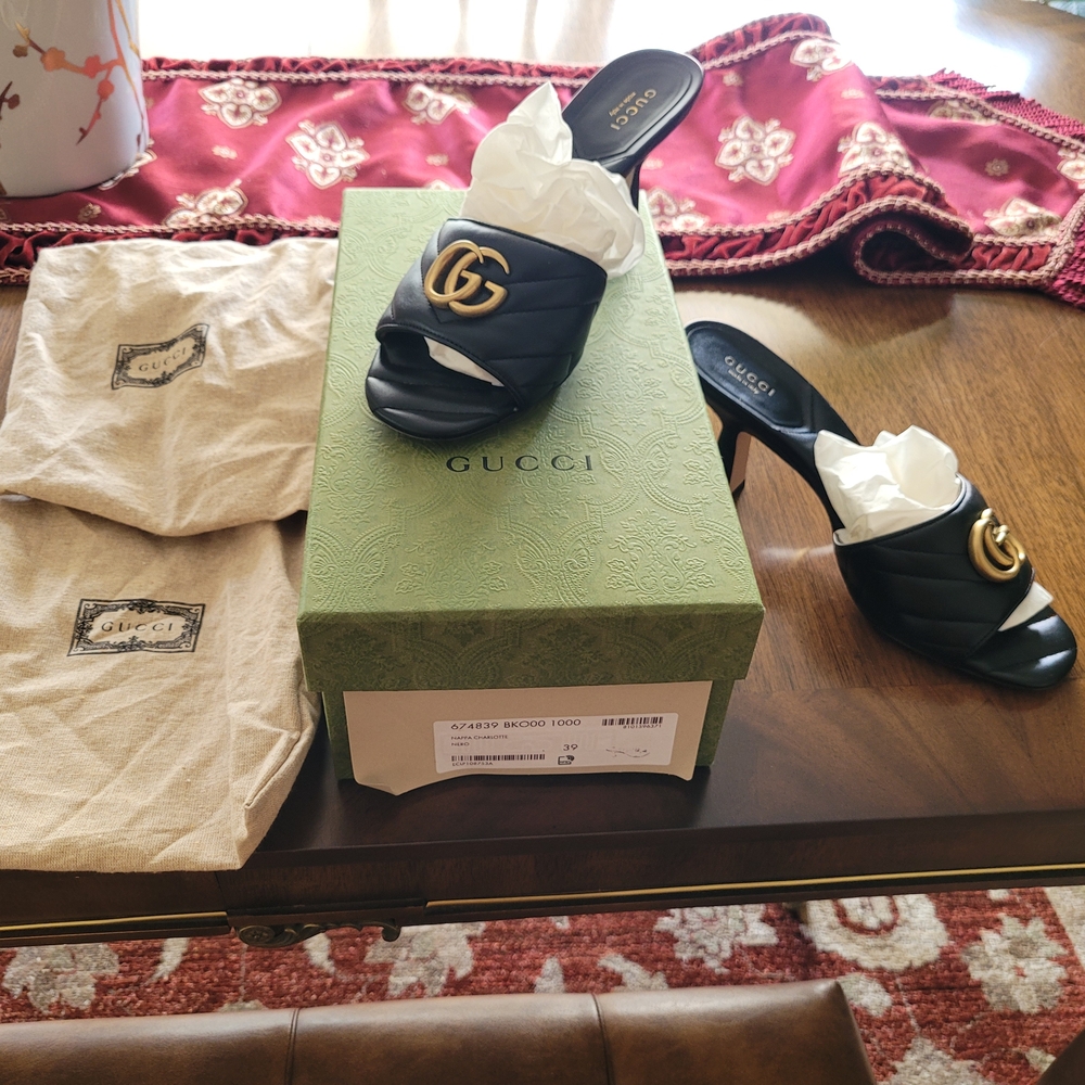 Gucci Black Women's Heeled Sandals